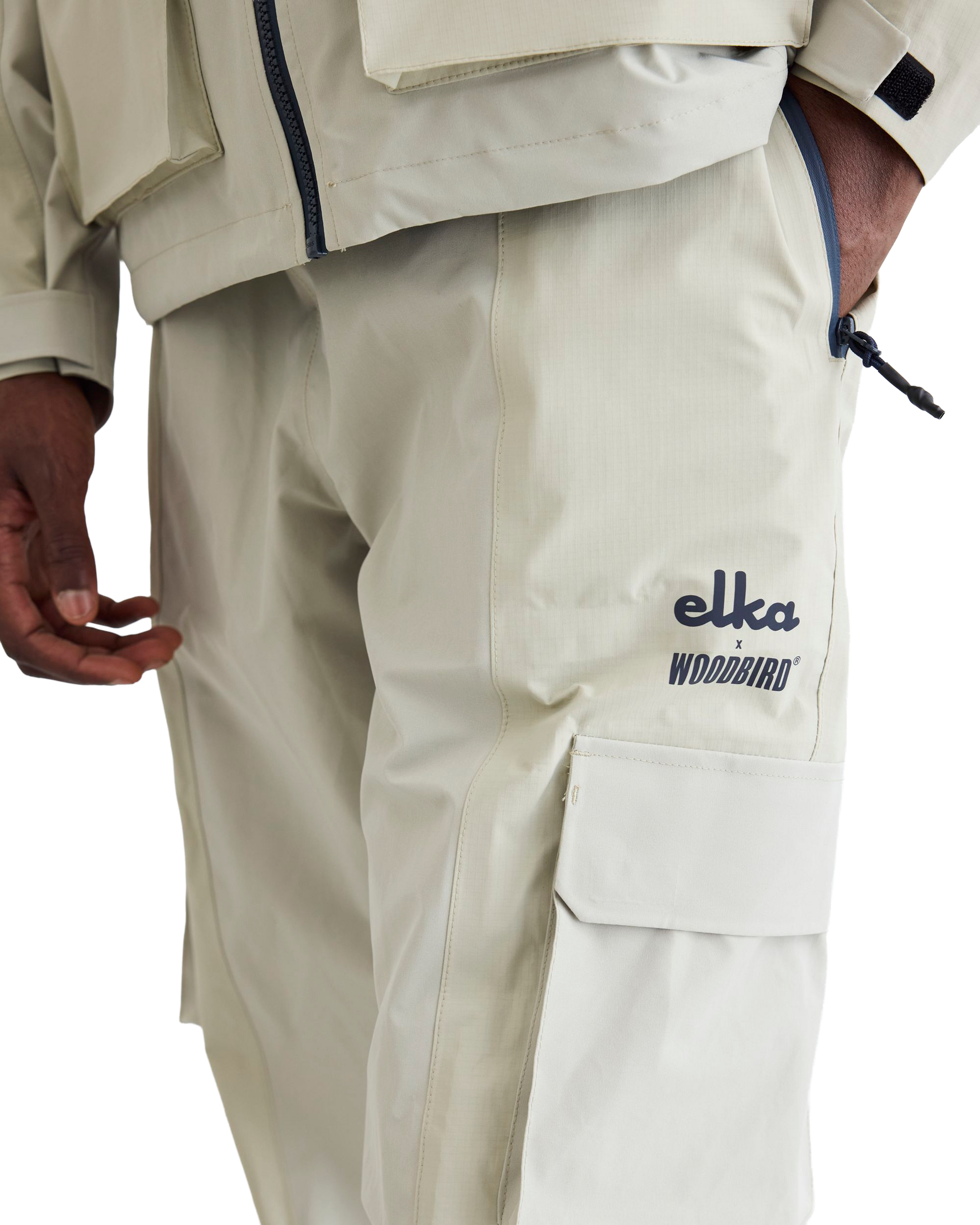 Woodbird WBRizo Elka Rain Pants Outerwear Stone