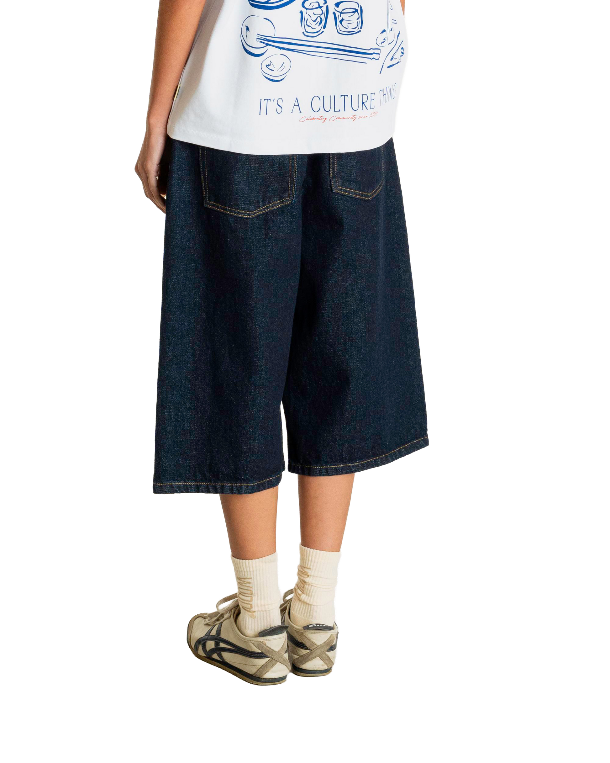 Woodbird Female WBShan Bermuda Shorts Shorts Dark Blue