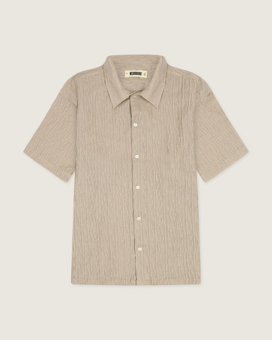 Woodbird WBSunny Crooque Shirt Shirts Army