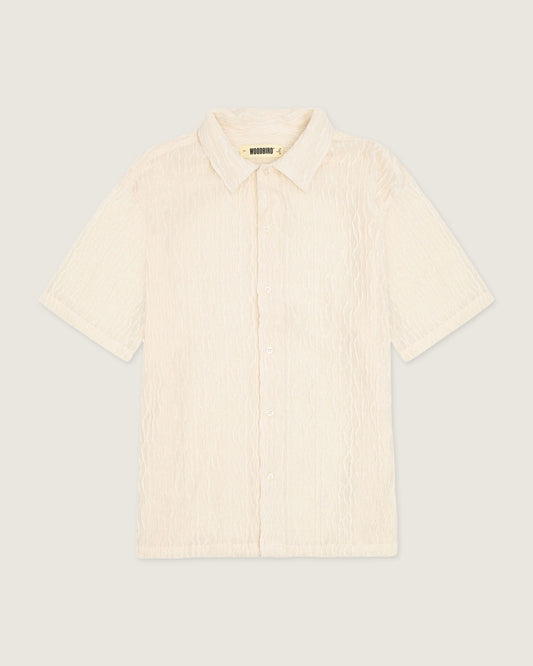Woodbird WBSunny Crooque Shirt Shirts Off White