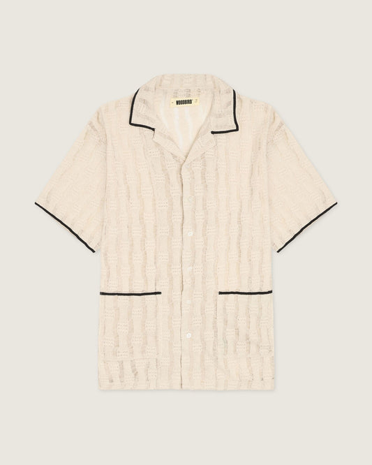Woodbird WBSunny Granny Shirt Shirts Off White