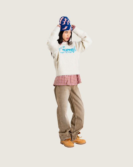Woodbird Female WBTabi Teddy Knit Knits Off White