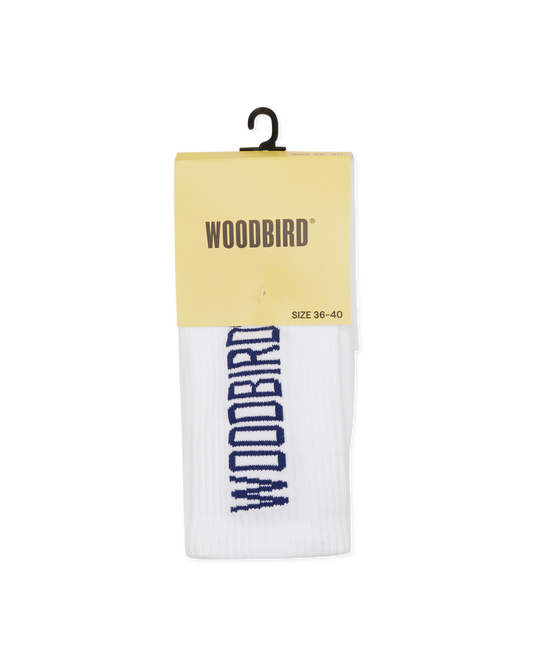 Woodbird WBTennis Logo Socks 2 pack Accessories White