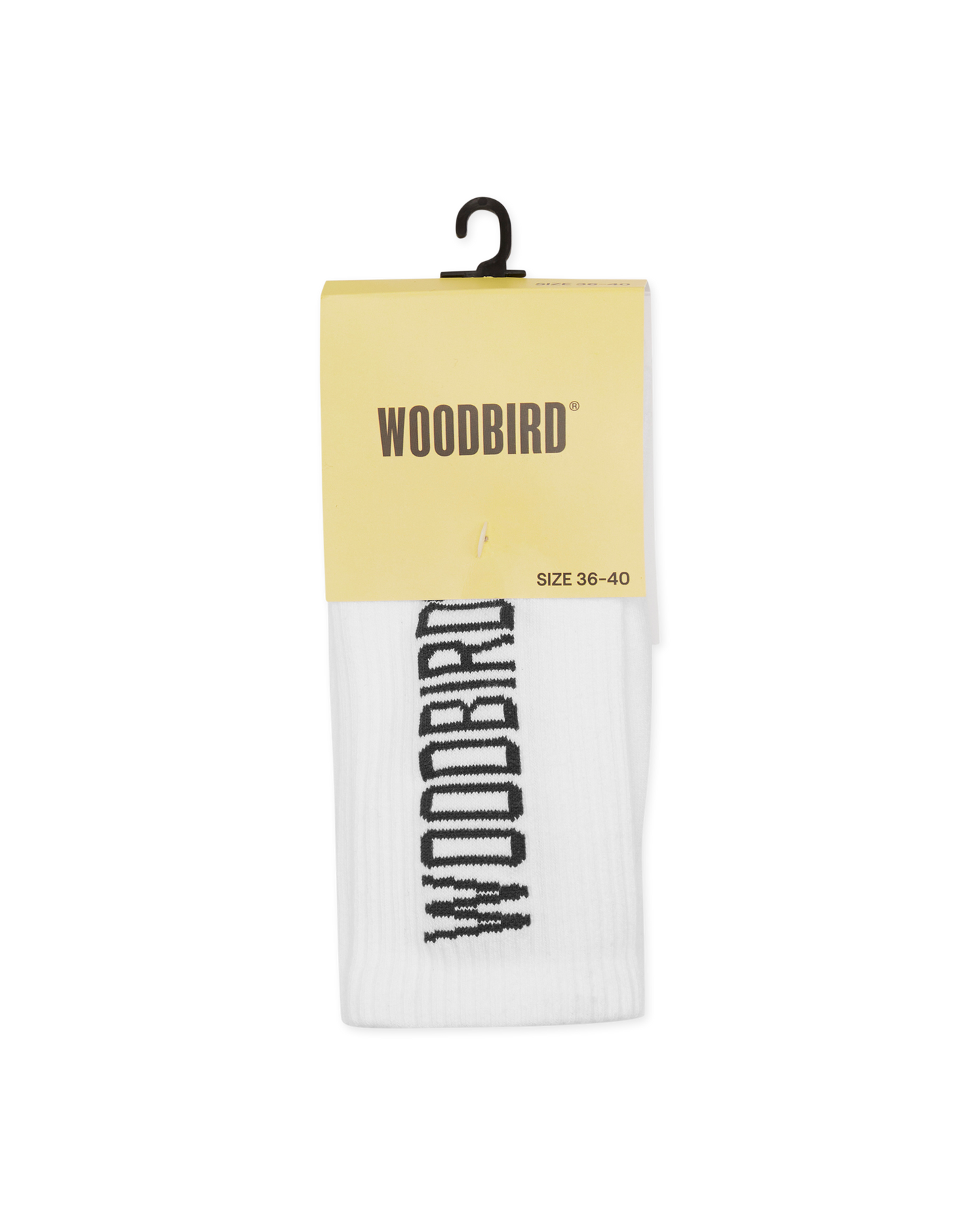 Woodbird WBTennis Logo Socks 2 pack Accessories White-Black