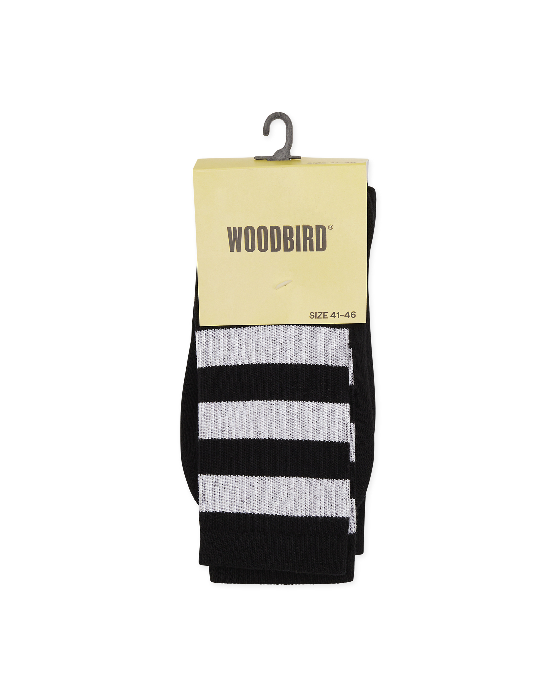 Woodbird WBTennis Socks 2 pack Accessories Black-White