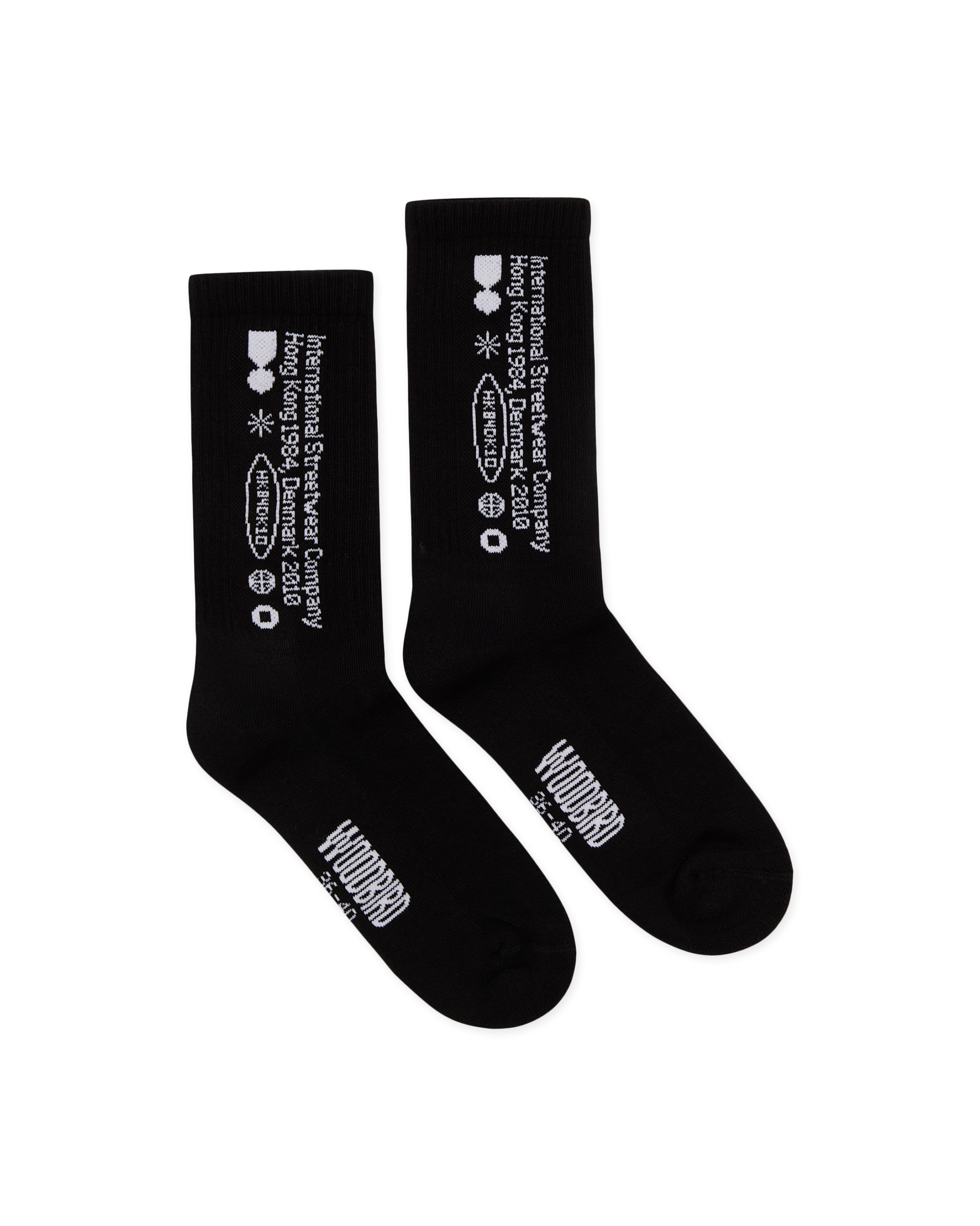 Woodbird WBTennis Tech Socks 2 Pack Accessories Black