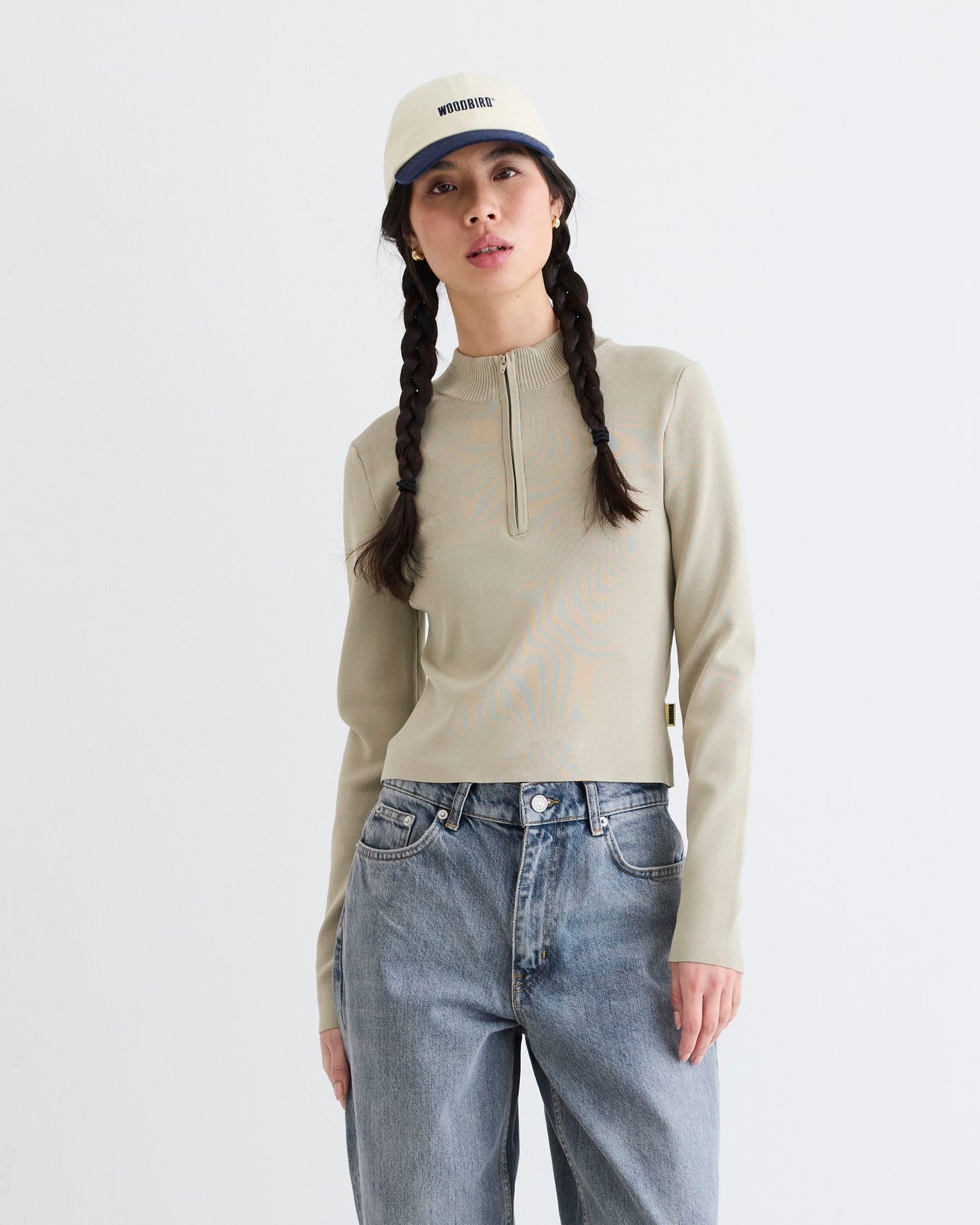 Woodbird Female WBVilly Sports Top Knits Stone