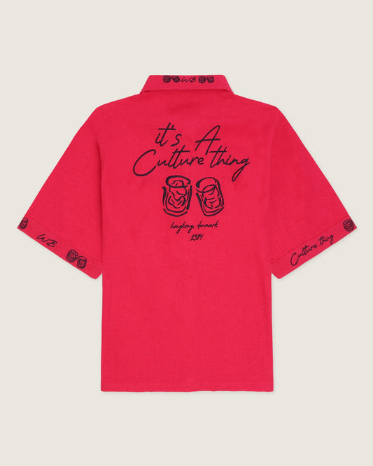 Woodbird WBWang Embroid Shirt Shirts Pink