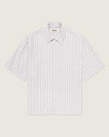 WBWang Striped shirt - Light Blue