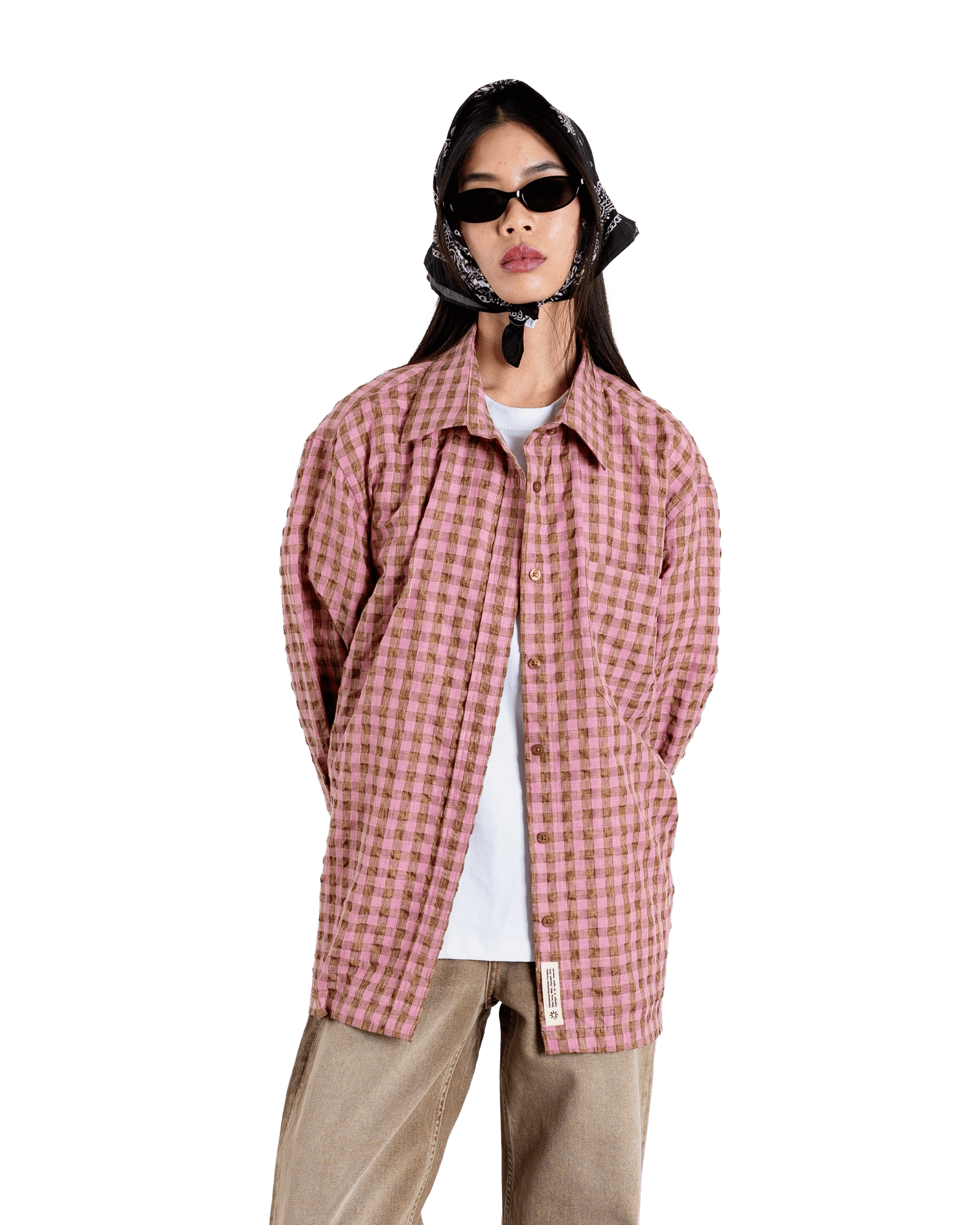 Woodbird Female WBWun Check Shirt Shirts Pink