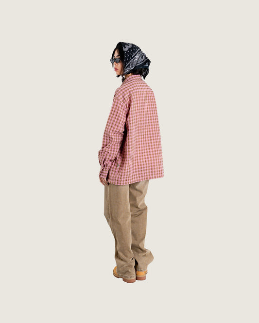 Woodbird Female WBWun Check Shirt Shirts Pink