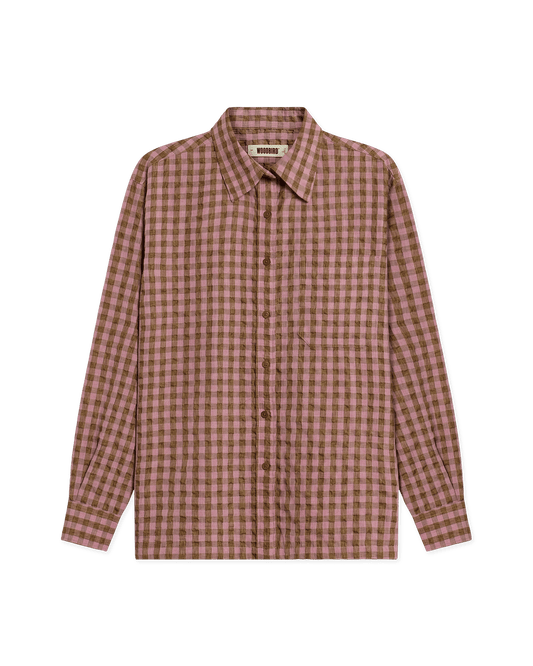 Woodbird Female WBWun Check Shirt Shirts Pink