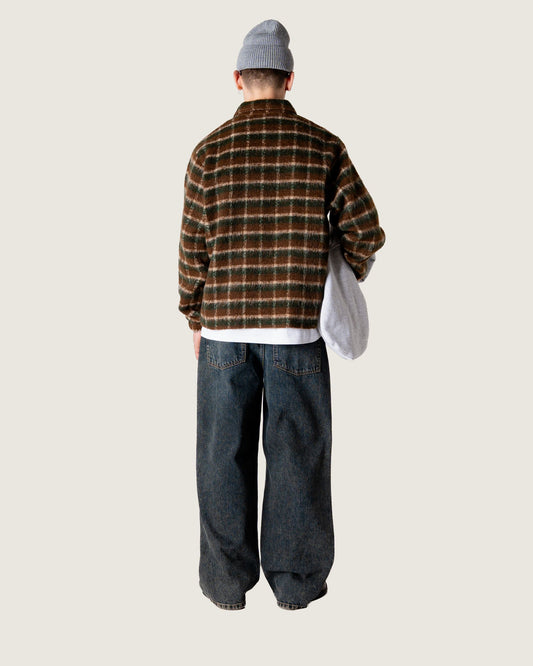Woodbird WBYouth Fuzzy Jacket Jackets Dark Green