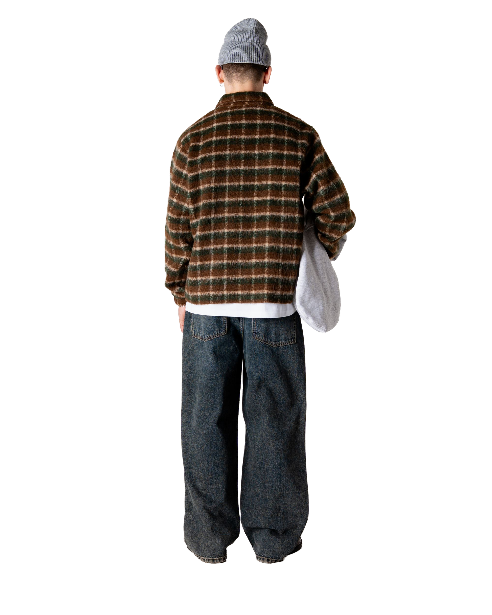 Woodbird WBYouth Fuzzy Jacket Jackets Dark Green