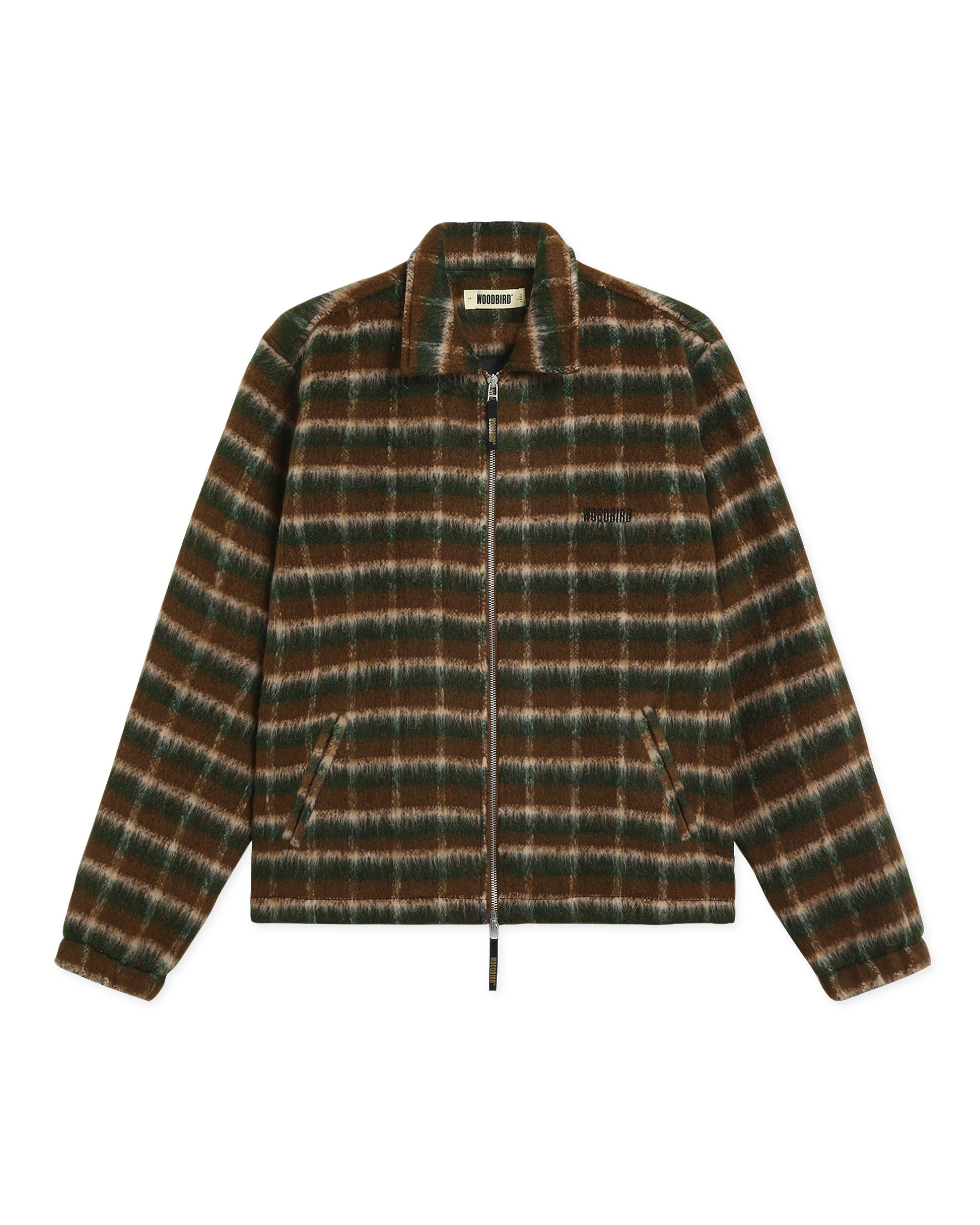 Woodbird WBYouth Fuzzy Jacket Jackets Dark Green