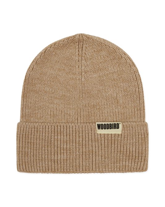 Woodbird WBYupa Long Beanie Accessories Camel