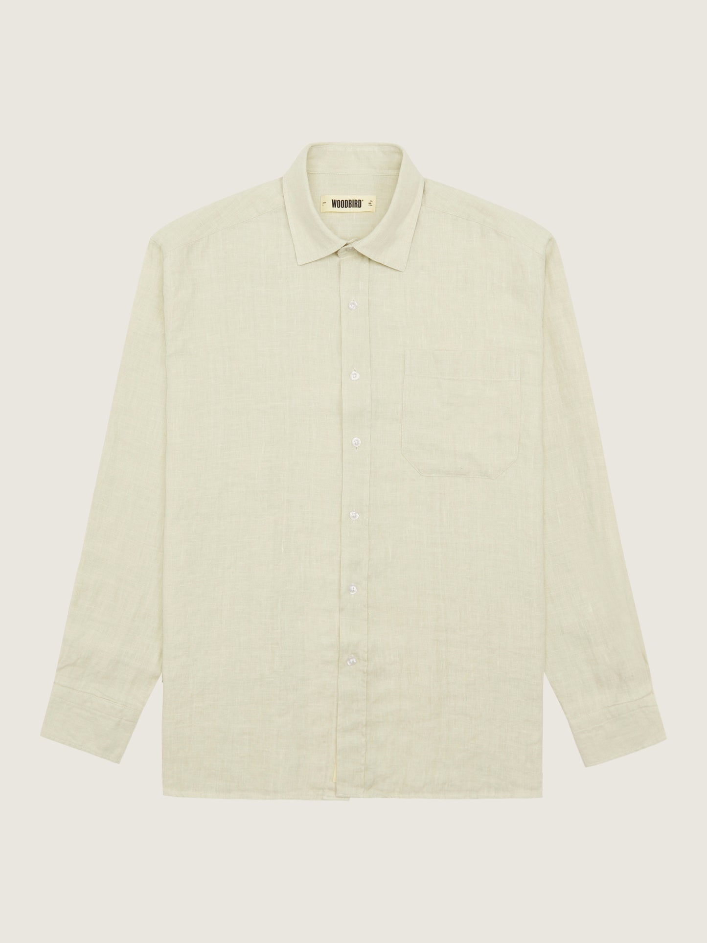 Woodbird WBYuzo Linen Shirt Shirts Mint Green