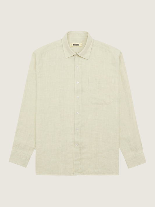 Woodbird WBYuzo Linen Shirt Shirts Mint Green