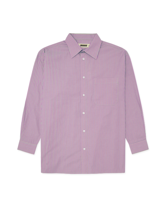 Woodbird Female WBZimo Stripped Shirt Shirts White-Pink