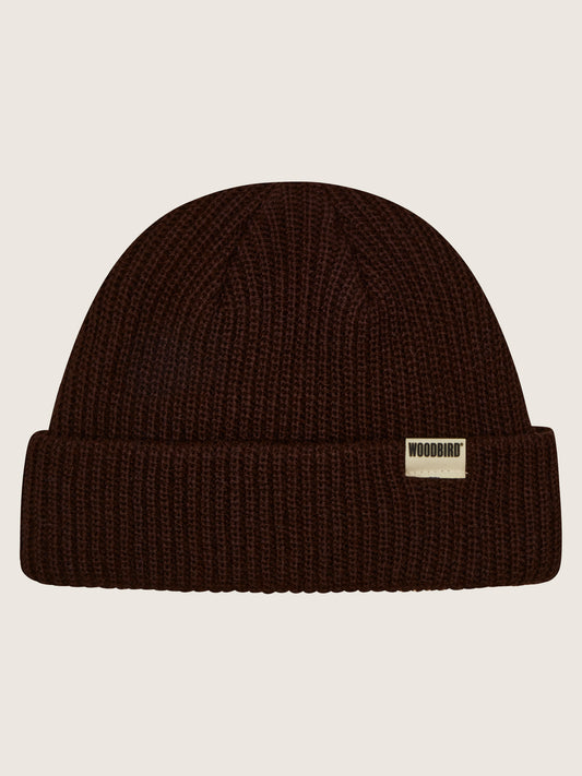 Woodbird WBYeta Sport Beanie Accessories Chocolate brown