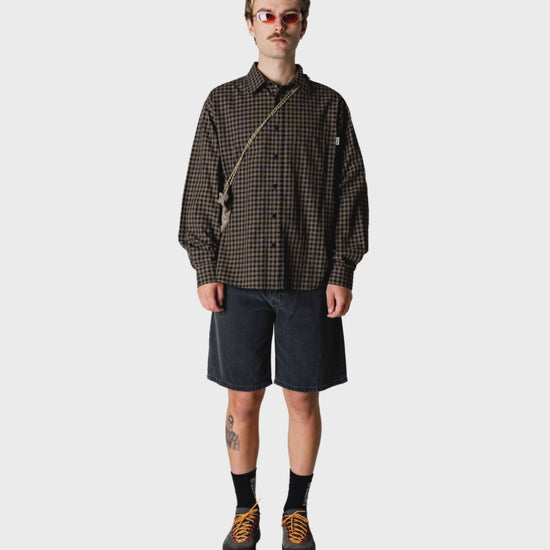 Woodbird WBRami Crow Shorts Shorts Black Vintage