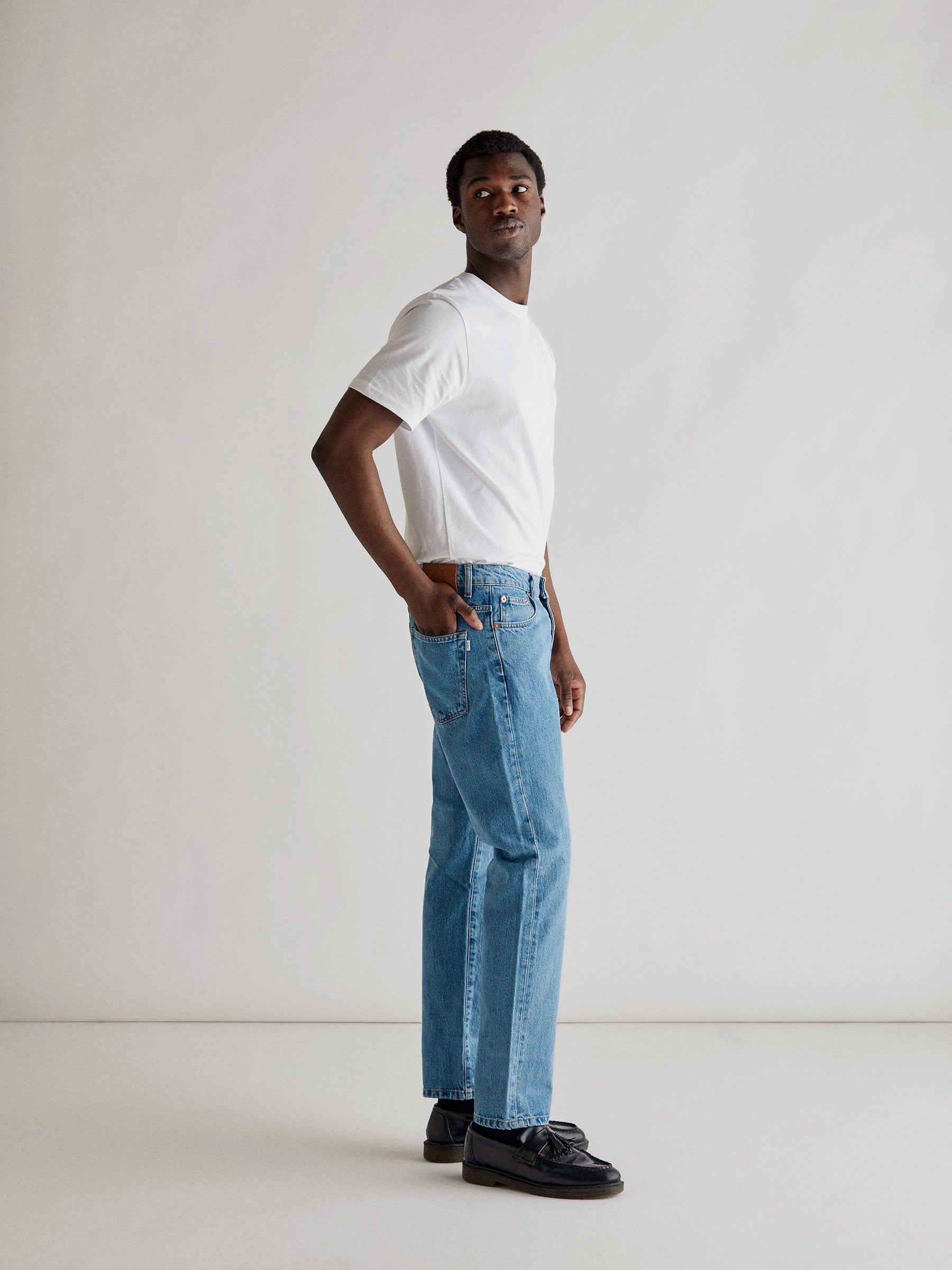 Woodbird Doc Stone Blue Jeans Jeans 90sBlue