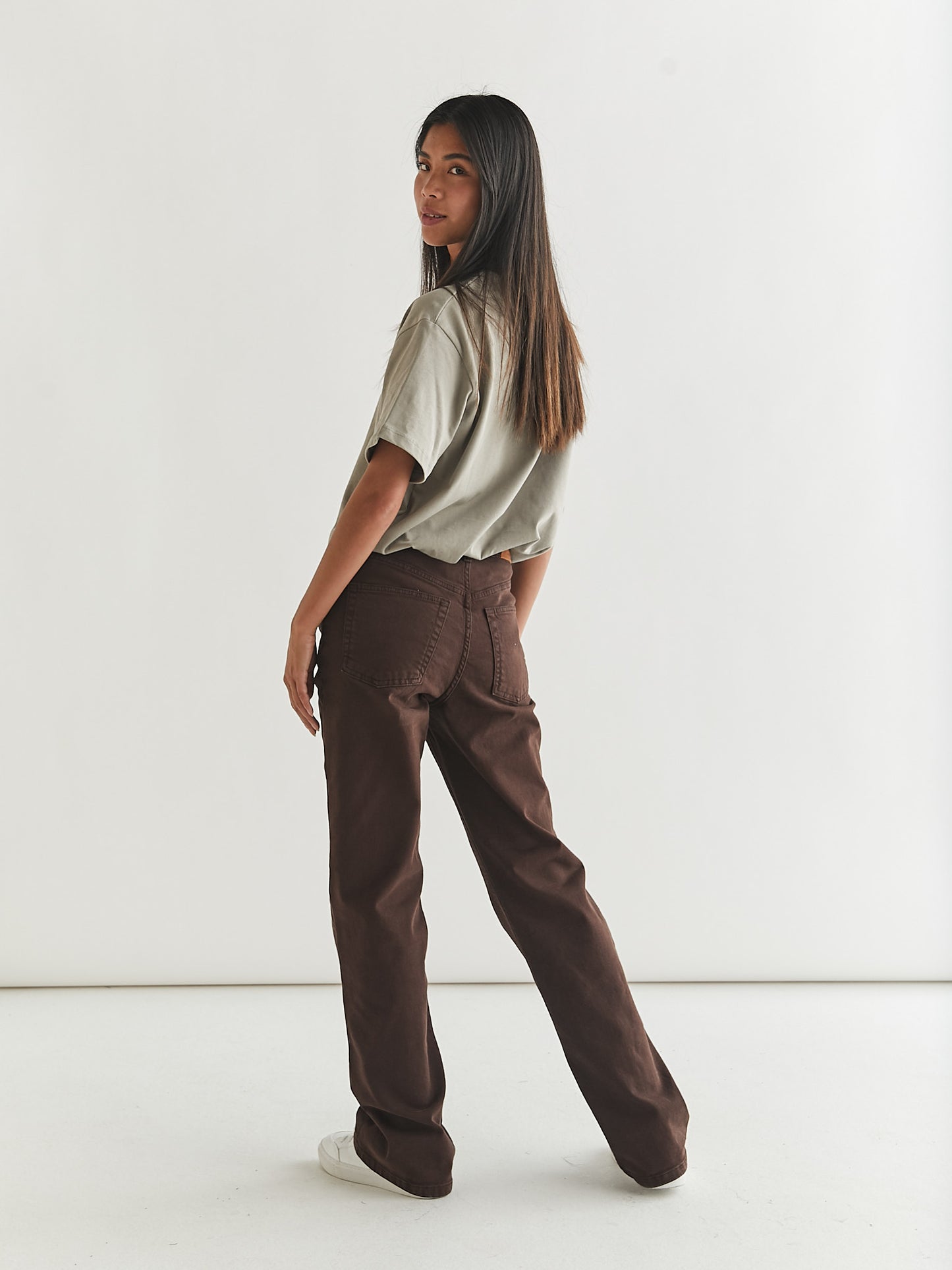 Woodbird Female Maria Color Jeans Jeans Brown